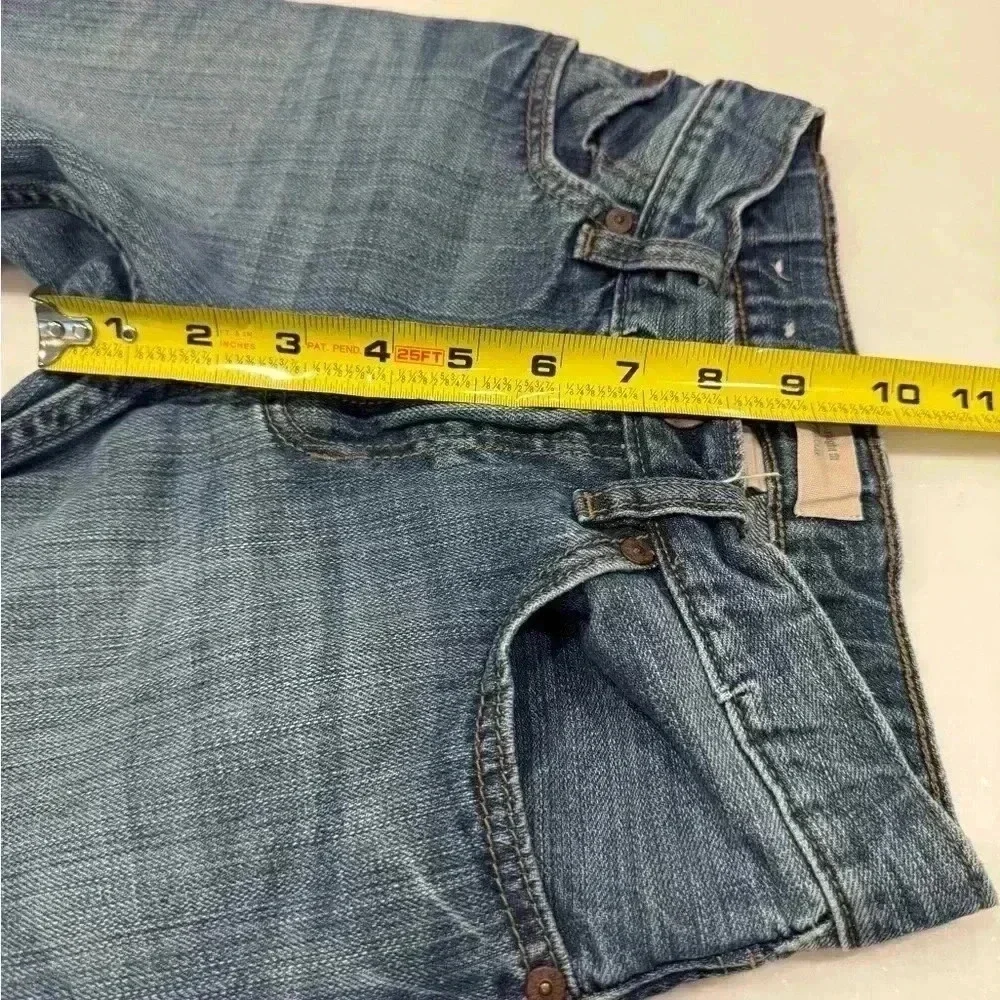 Gaps kids boys straight fit jeans sz 7 and long sleeve crew neck pocket tee sz m